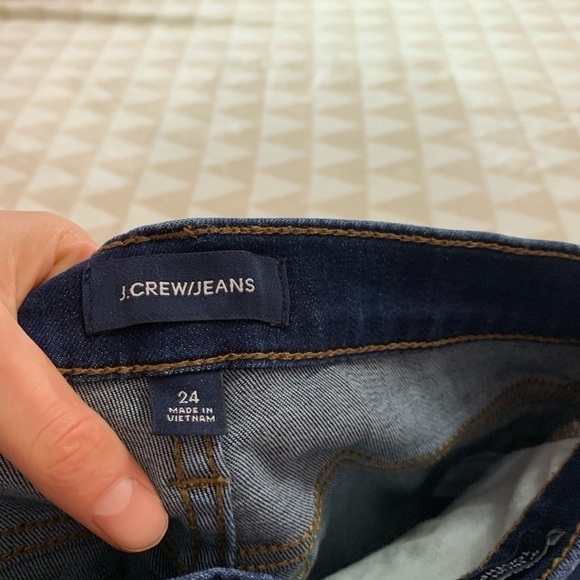 J crew high rise toothpick jeans dark point lake - Picture 7 of 7